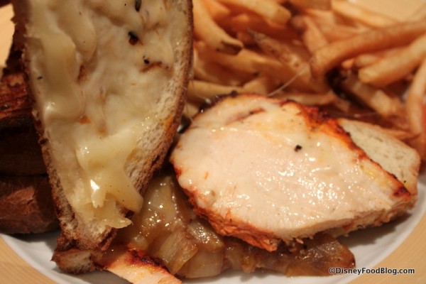 Grilled Chicken Sandwich -- Inside