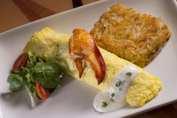 Butter Poached Lobster Omelet