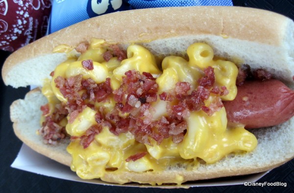 Mac and Cheese Hot Dog