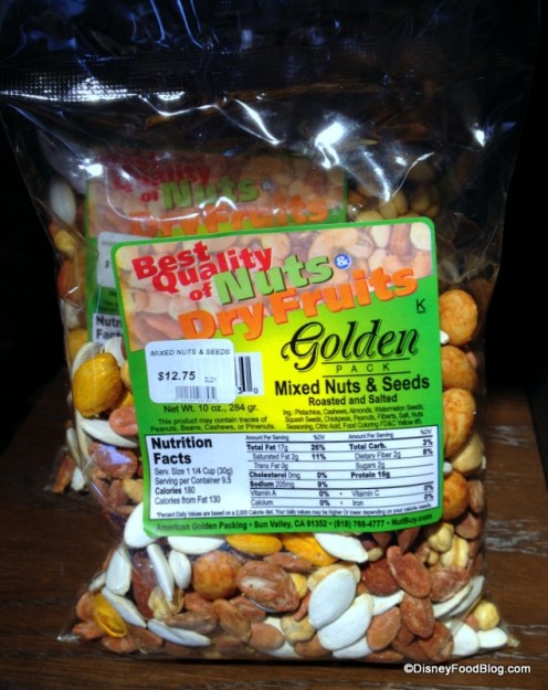 Packaged Mixed Nuts