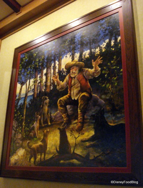 One of the Many Large Paintings in Storytellers Cafe