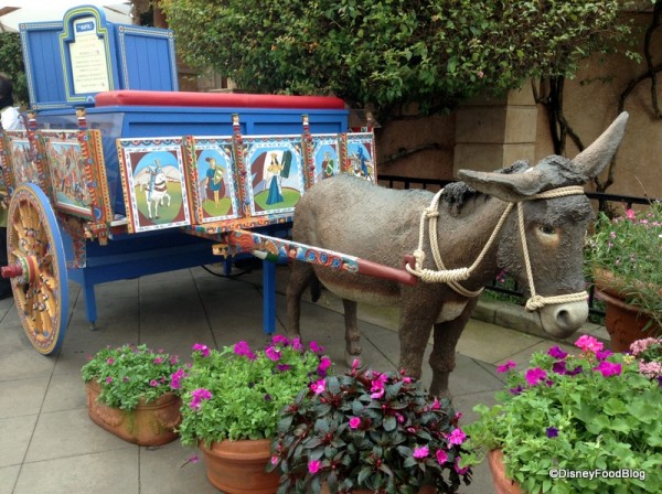 Via Napoli Donkey Stand in Epcot's Italy