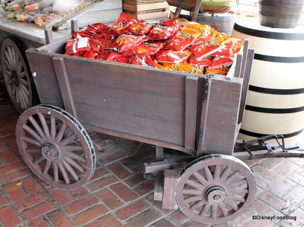 Cart full of chips
