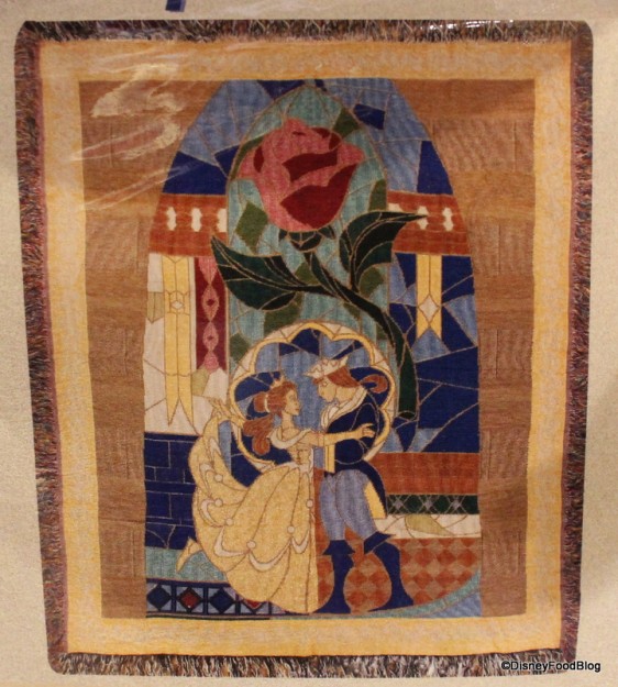 Beauty and the Beast Tapestry Throw