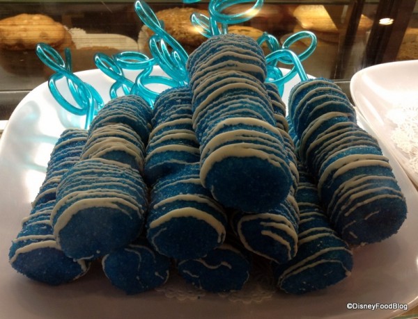 Blue "Frozen" Marshmallow Wands