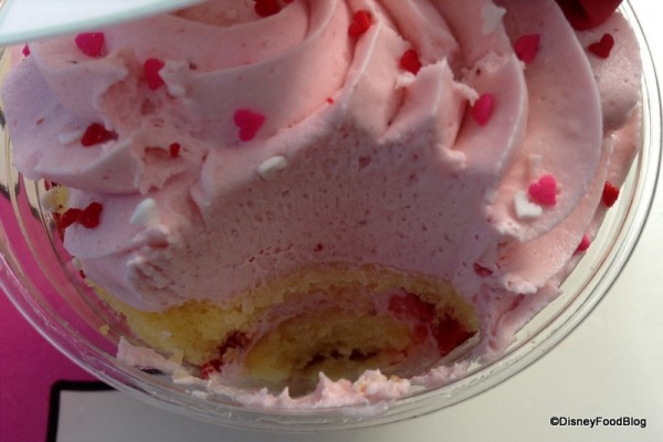 Queen of Hearts Strawberry Shortcake Cake Cup layers