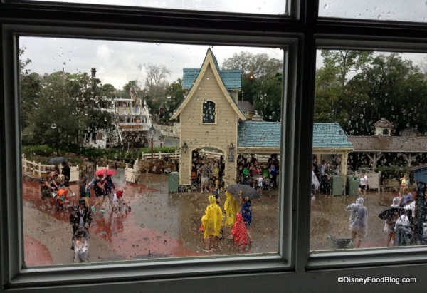 Rainy day at the Magic Kingdom