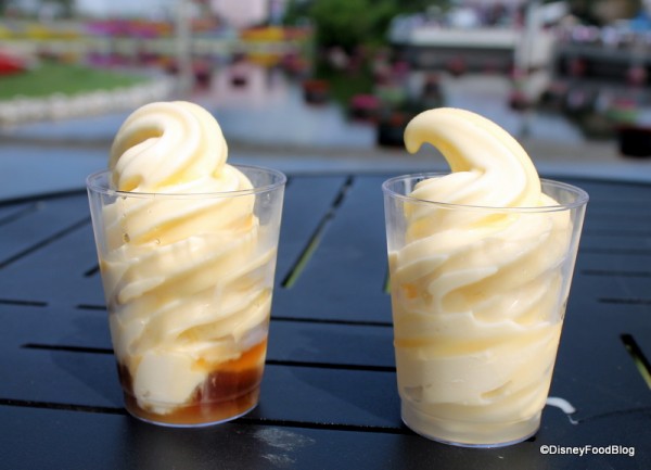 Dole Whips with rum at Epcot's Flower & Garden Festival