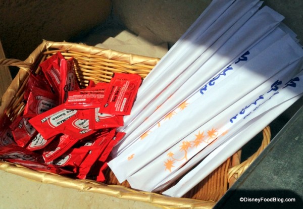 Soy Sauce and chopsticks