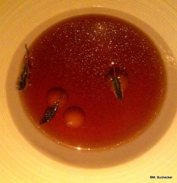 Vegetable Consomme with Butternut Squash