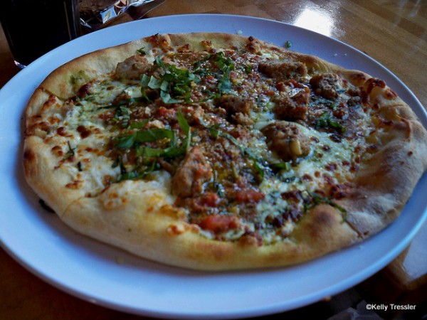 Meatball Pizza from Wolfgang Puck Express