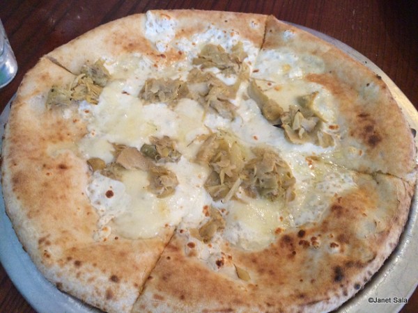 Pizza Carciofi from Via Napoli