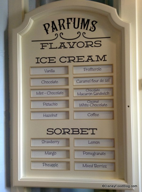 List of 16 Flavors
