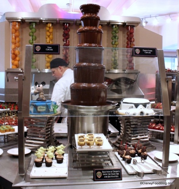 Chocolate Fountain and dessert buffet