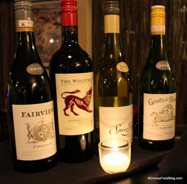 Selection of wine