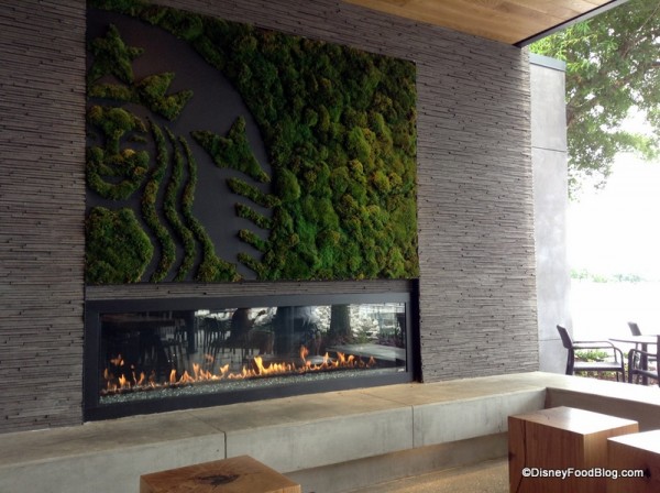 Outdoor fireplace