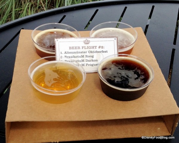 Beer Flight 2 at Brewer's Collection