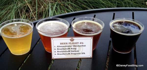 Beer Flight 2 Up Close
