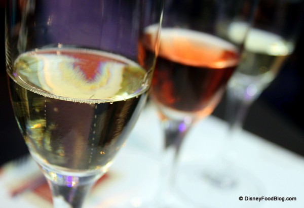 Champagne Tasting at the Epcot Food and Wine Festival