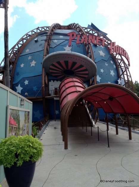 Entrance to Planet Hollywood