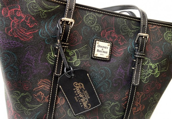 Dooney & Bourke Food and Wine Festival Pattern -- Up Close