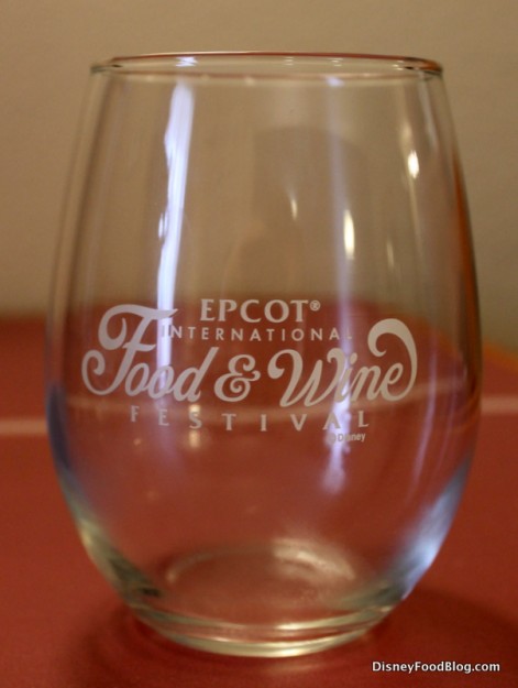 Souvenir wine glass