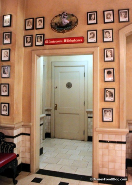 Celebrity Pictures Outside the Restrooms