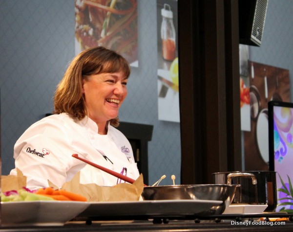 Chef Gale Gand Leads a Culinary Demonstration