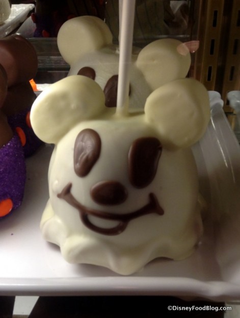 Mickey Ghost candy apple