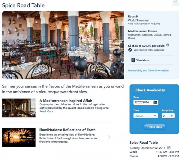 Make a reservation at Spice Road Table