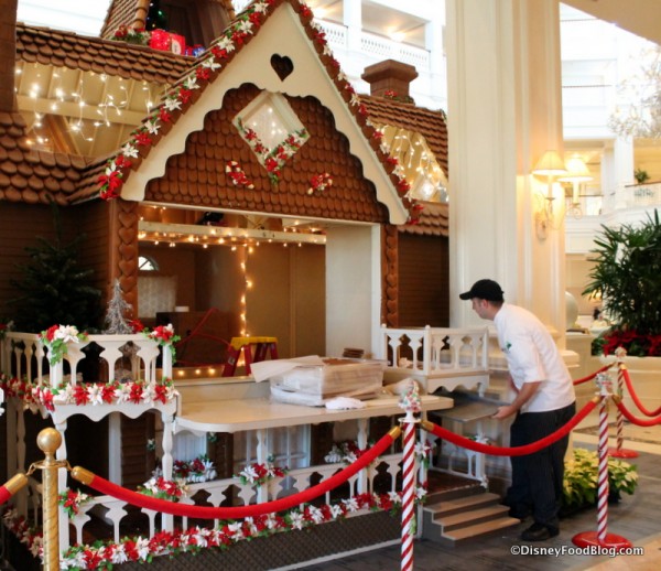 Building the Grand Floridian Gingerbread House