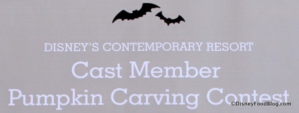 Contemporary Resort Cast Member Pumpkin Carving 2014