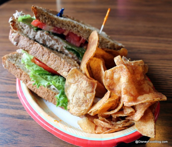 Anchors Aweigh sandwich with chips