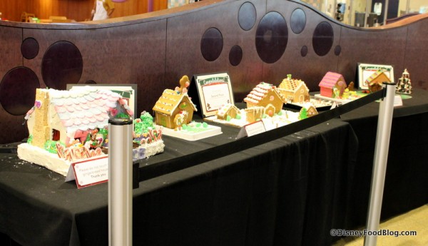 Gingerbread House Contest Display