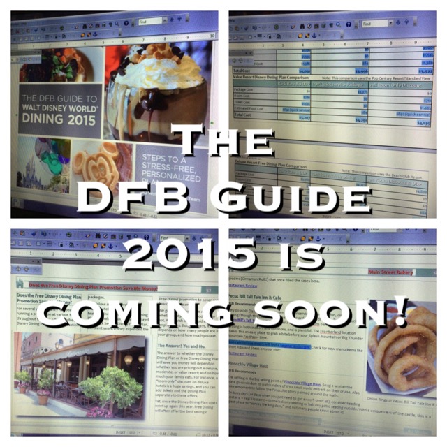 Deal! Get 50% Off the DFB Guide to Walt Disney World Dining 2015 Pre ...