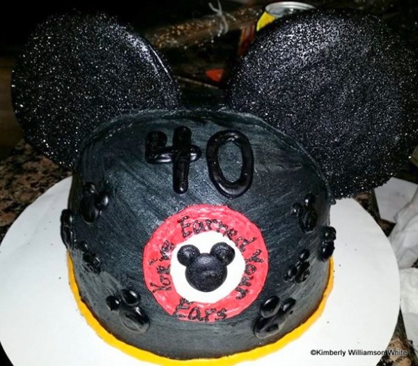 Mickey Ears Cake