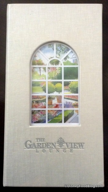 The Garden View Lounge Afternoon Tea menu