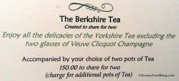 Berkshire Tea package