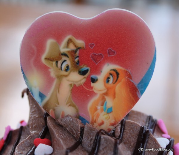 Lady and the Tramp Cupcake at Disney's Hollywood Studios