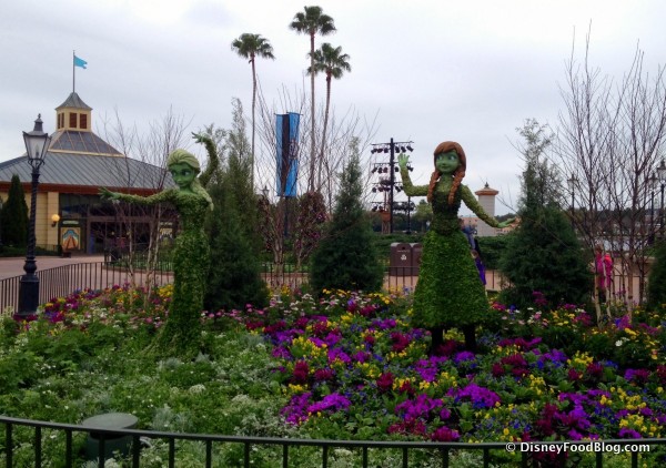 Anna and Elsa Debut at Epcot's Flower and Garden Festival This Year!
