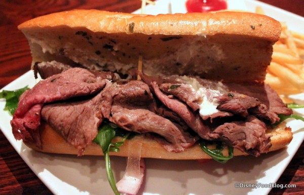 Roast Beef Sandwich -- Inside