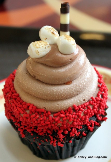 Hot Chocolate Cupcake -- Up Close