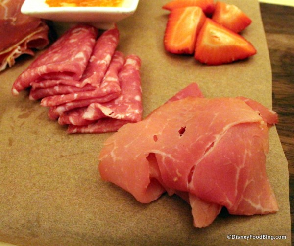 Assorted Cured Meats and Cheeses
