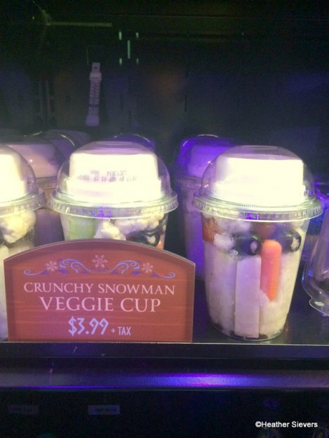 Crunchy Snowman Veggie Cup