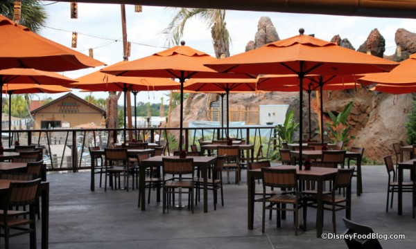 Trader Sam's seating pre-opening