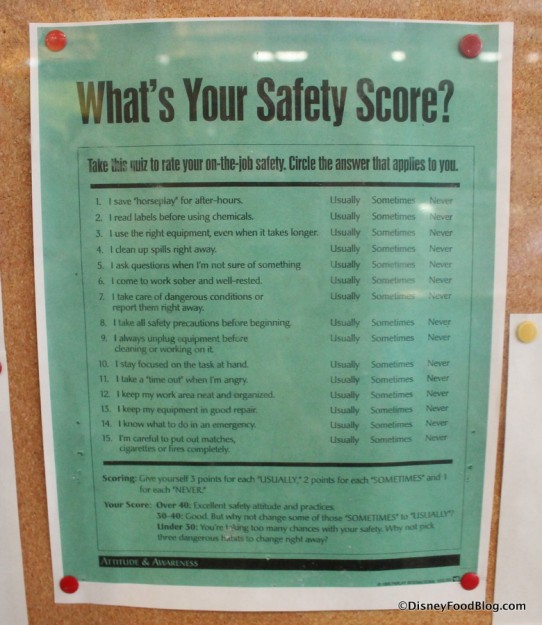 Safety Quiz