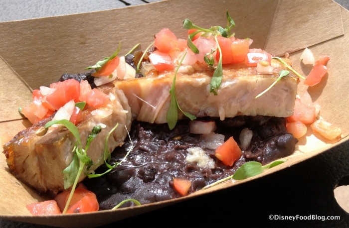 Crispy Pork Belly with Black Beans and Tomato