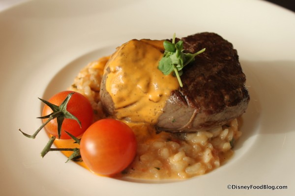 Oak Fired Filet of Beef, One of The More Recent Additions to the California Grill Menu