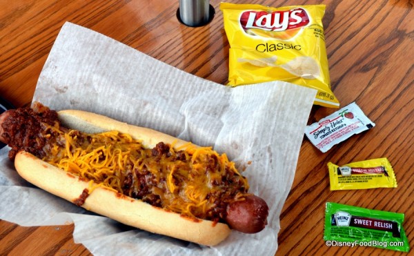 Foot Long Hot Dog with Chips