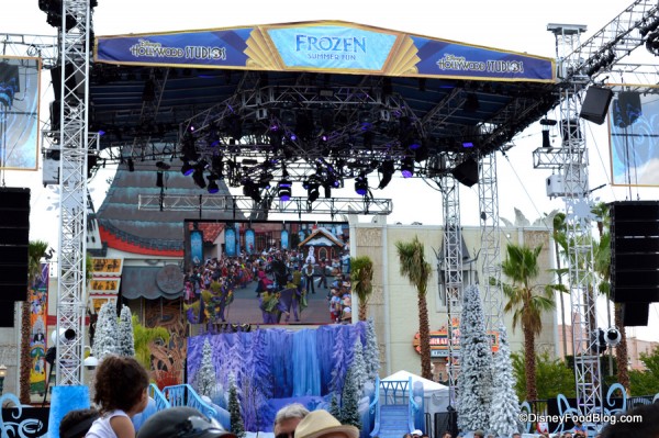 Center Stage During The Frozen Welcoming Ceremony 